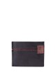 LUPEL® - AGRESTE- L433AG Portefeuille en cuir avec protection RFID : Couleur:Noir