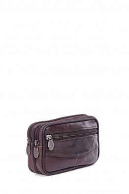 KJ2306 leather pouch for belt