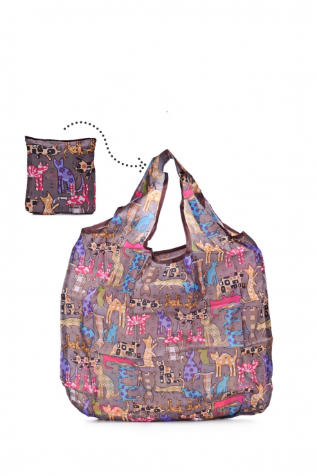 KJ81003 Foldable textile shopping bags, ultralight 