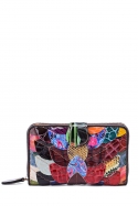 KJ1302 Leather Patchwork Wallet