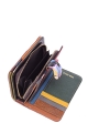 KJ1302 Leather Patchwork Wallet