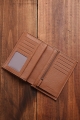 ZEVENTO ZE-2112R Leather wallet with RFID protection