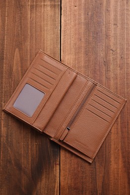 ZEVENTO ZE-2112R Portefeuille en cuir de vachette avec protection RFID