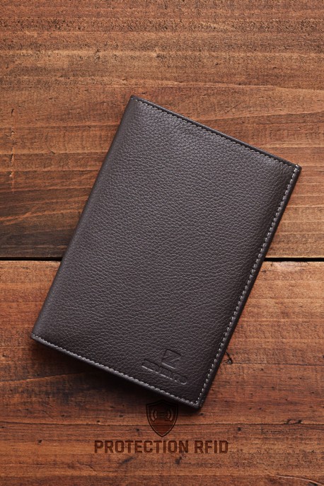 ZEVENTO ZE-2113R Leather wallet with RFID protection