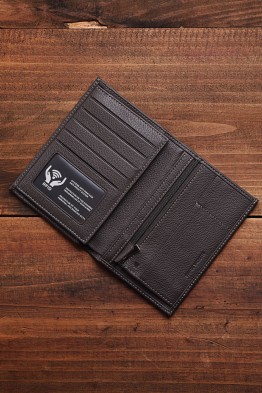 ZEVENTO ZE-2113R Portefeuille en cuir de vachette avec protection RFID