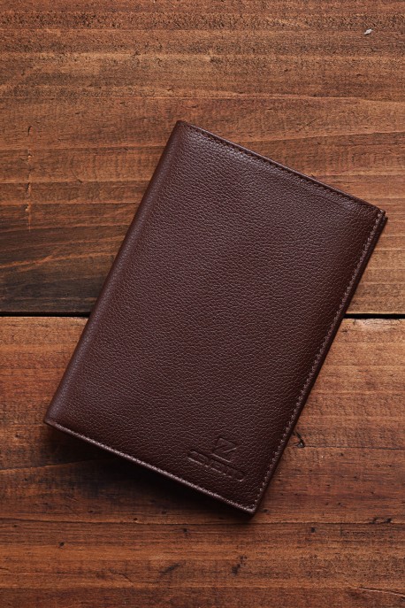 ZEVENTO ZE-2113R Leather wallet with RFID protection : colour:Chocolat