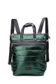 Synthetic buffy backpack 9842 : Color:Vert foncé