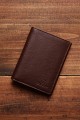 ZEVENTO ZE-2114R Leather wallet with RFID protection : colour:Chocolat