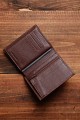 ZEVENTO ZE-2114R Leather wallet with RFID protection