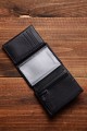 ZEVENTO ZE-2114R Leather wallet with RFID protection