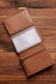 ZEVENTO ZE-2114R Leather wallet with RFID protection