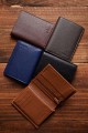 ZEVENTO ZE-2114R Leather wallet with RFID protection