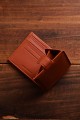 ZEVENTO ZE-2117R Leather wallet with RFID protection