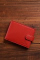 ZEVENTO ZE-2117R Leather wallet with RFID protection : colour:Strawberry 