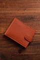 ZEVENTO ZE-2117R Leather wallet with RFID protection : colour:Orange