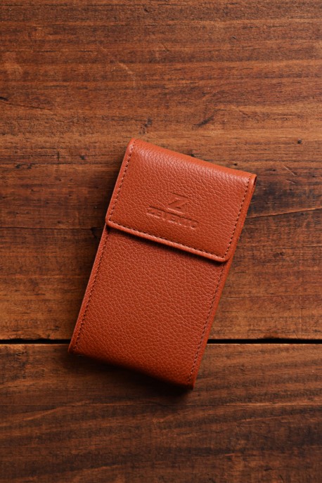 ZEVENTO ZE-2132 leather key case : colour:Orange