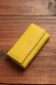ZEVENTO ZE-2132 leather key case : Color:Yellow
