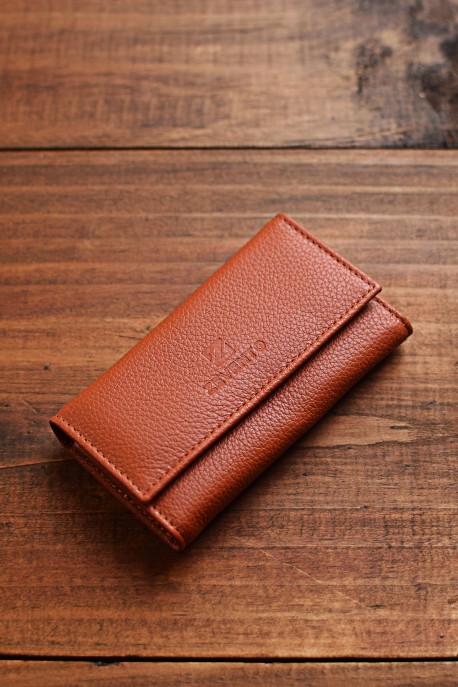 ZEVENTO ZE-2133 leather key case : colour:Orange