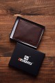 ZEVENTO ZE-2118r Leather wallet with RFID protection