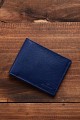 ZEVENTO ZE-2118r Leather wallet with RFID protection : Color:Blue