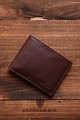 ZEVENTO ZE-2118r Leather wallet with RFID protection : Color:Chocolat