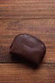 ZEVENTO ZE-2121-22 Leather coins purse : Color:Chocolat