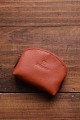 ZEVENTO ZE-2121-22 Leather coins purse : Color:Orange