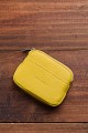 ZEVENTO ZE-2122-22 Leather coins purse : Color:Yellow
