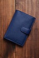 ZEVENTO ZE-2125R Leather wallet with RFID protection : Color:Blue
