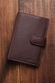 ZEVENTO ZE-2125R Leather wallet with RFID protection : Color:Chocolat