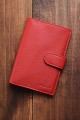 ZEVENTO ZE-2125R Leather wallet with RFID protection : Color:Strawberry 