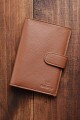 ZEVENTO ZE-2125R Leather wallet with RFID protection : Color:Tan
