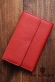 ZEVENTO ZE-2126R Big Leather wallet with RFID protection : colour:Strawberry 