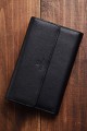 ZEVENTO ZE-2126R Big Leather wallet with RFID protection : Color:Black