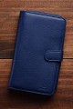 ZEVENTO ZE-2127R Big Leather wallet with RFID protection : Color:Blue
