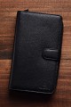 ZEVENTO ZE-2127R Big Leather wallet with RFID protection : Color:Black