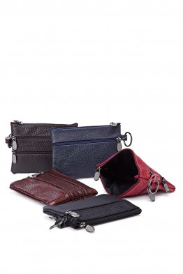 KJ149 lot de 12 Porte-monnaie cuir