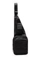 KJDX-31 nylon crossbody bag : Color:Black
