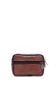 KJ021 leather pouch for belt : Color:Marron