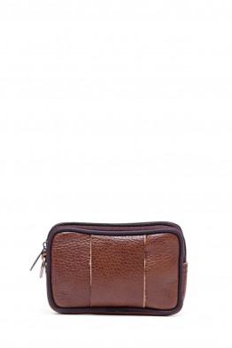 KJ021 leather pouch for belt