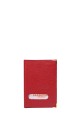 KJ206 Passport holder : Color:Red