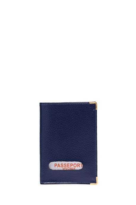 KJ206 Passport holder : colour:Navy