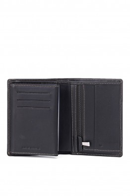 ZEVENTO ZE-4113R Portefeuille en cuir de vachette avec protection RFID