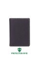 ZEVENTO ZE-4114R Leather wallet with RFID protection