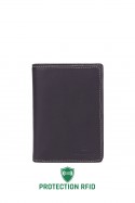 ZEVENTO ZE-4114R Portefeuille en cuir de vachette avec protection RFID