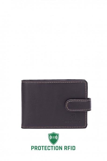 ZEVENTO ZE-4116R Leather wallet with RFID protection