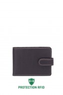 ZEVENTO ZE-4116R Leather wallet with RFID protection