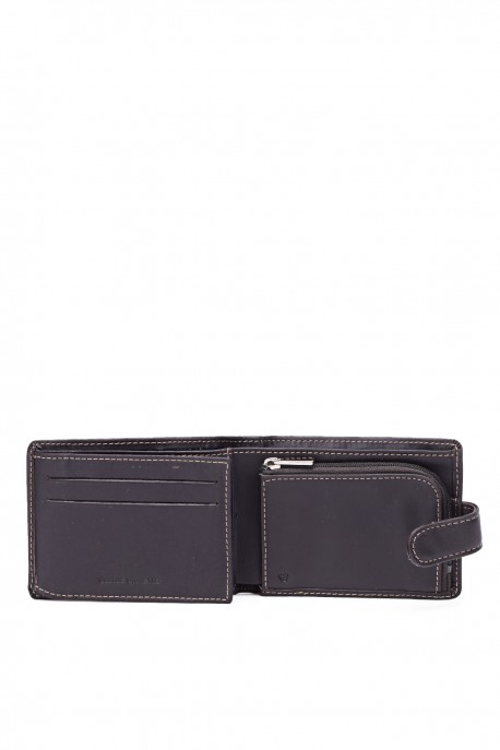 ZEVENTO ZE-4116R Leather wallet with RFID protection