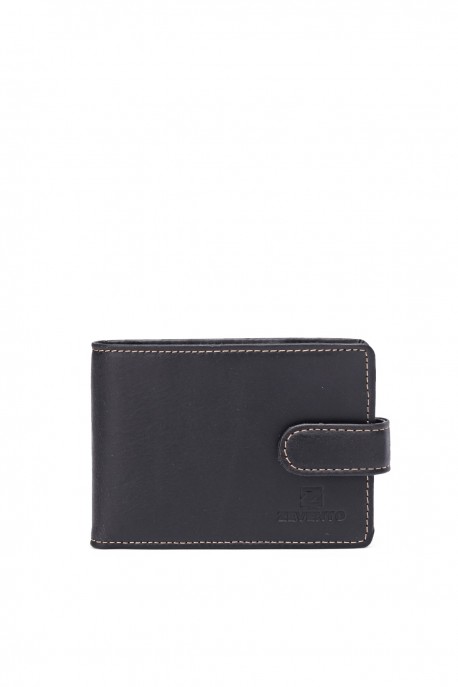 ZEVENTO ZE-4116R Leather wallet with RFID protection : colour:Black