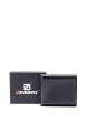 ZEVENTO ZE-4117R Porte-monnaie cuir de vachette avec protection RFID